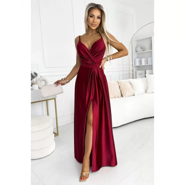  Dámské šaty NUMOCO JULIET 512-6 ČERVENÁ 