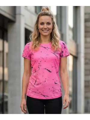 Dámské funkční tričko premium ALTISPORT VOJ/ALW034TR01 NEON RŮŽOVÁ