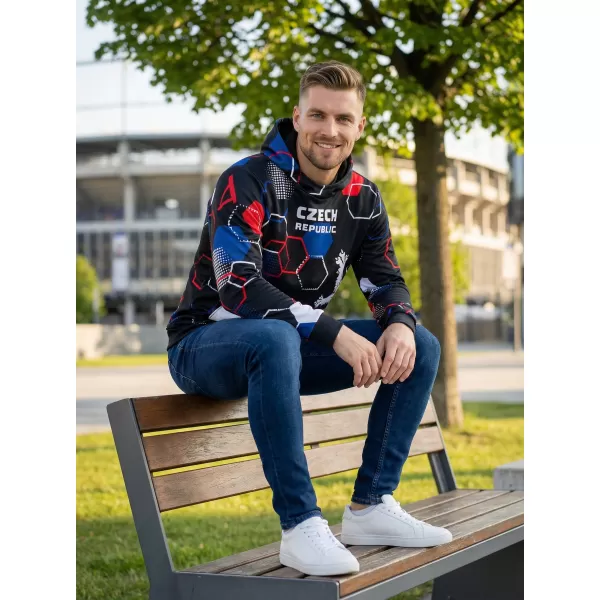  Pánská funkční mikina premium ALTISPORT VOJ/ALM036MI01 HEXA ČERNÁ 