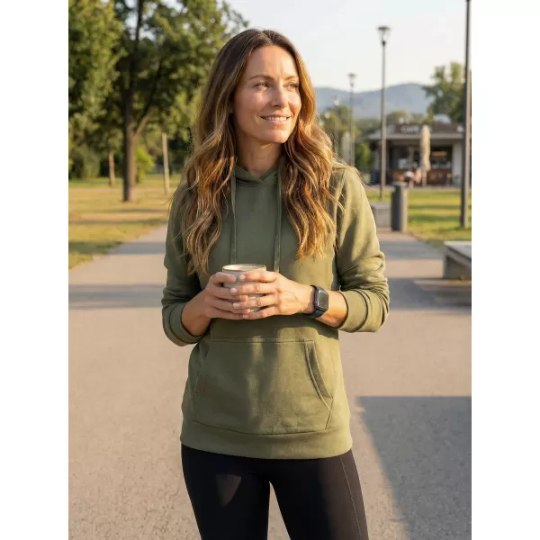  Dámská mikina ALTISPORT NoPrint NP/ALW597NJ OLIVE 