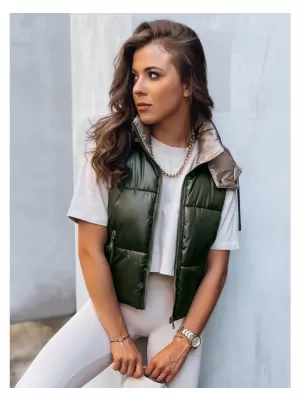 Dámská vesta DSTREET OSHE ZELENÁ