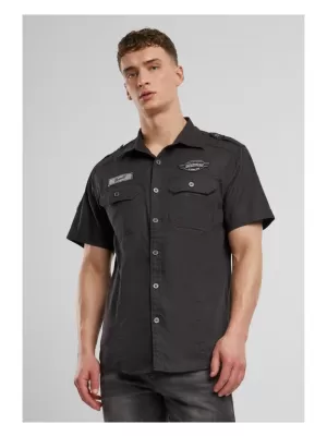Pánská košile BRANDIT LUIS VINTAGE BD4033 BLACK
