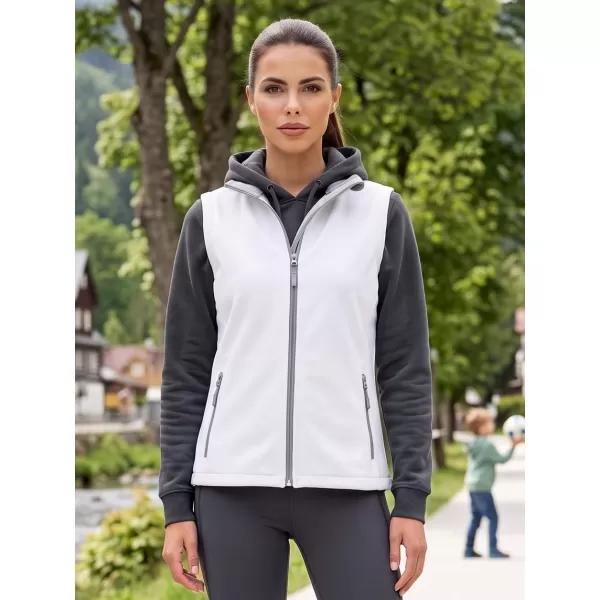  Dámská softshellová vesta ALTISPORT NoPrint NP/ALW7211NJ WHITE/WHITE 