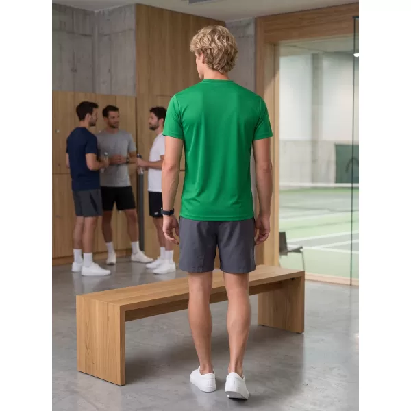  Pánské funkční triko ALTISPORT NoPrint NP/ALM421 STŘEDNĚ ZELENÁ 
