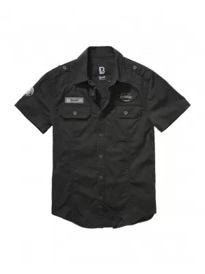 Pánská košile BRANDIT LUIS VINTAGE BD4033 BLACK