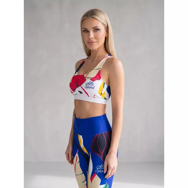  Dámské dlouhé funkční legíny premium ALTISPORT VOJ/ALW042LEG01 MODRÁ 