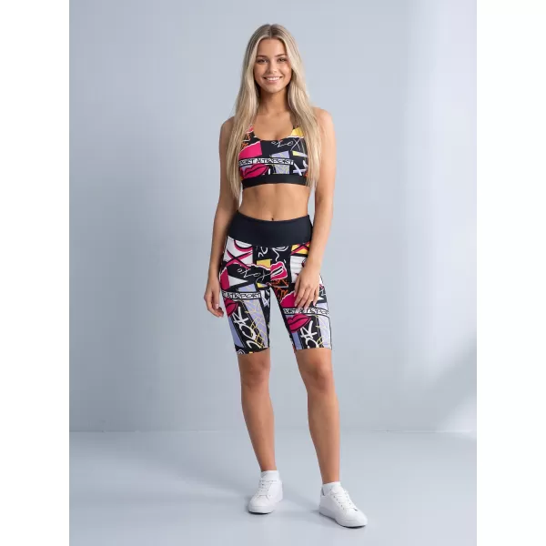  Dámské funkční legíny nad kolena premium ALTISPORT VOJ/ALW041LEG02 ČERNÁ 