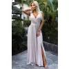 Dámské šaty NUMOCO LOUISE 467-2 BÉŽOVÁ
