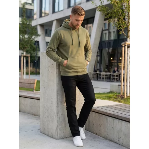  Pánská mikina ALTISPORT NoPrint NP/ALM697NJ OLIVE 
