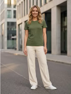 Dámské triko ALTISPORT NoPrint NP/ALW331 KHAKI