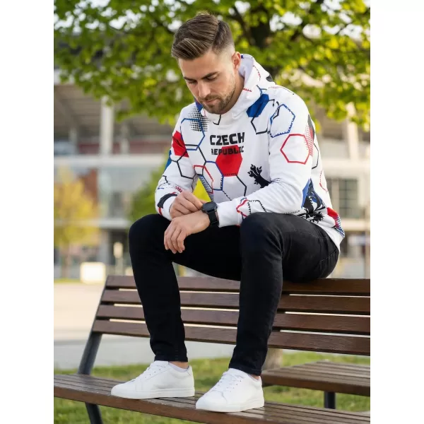  Pánská funkční mikina premium ALTISPORT VOJ/ALM036MI01 HEXA BÍLÁ 