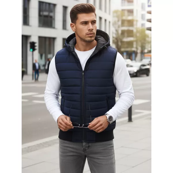  Pánská vesta DSTREET TMAVĚ MODRÁ 