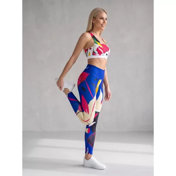  Dámské dlouhé funkční legíny premium ALTISPORT VOJ/ALW042LEG01 MODRÁ 