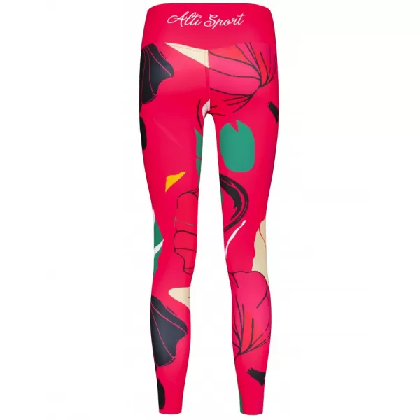  Dámské dlouhé funkční legíny premium ALTISPORT VOJ/ALW042LEG01 RŮŽOVÁ 