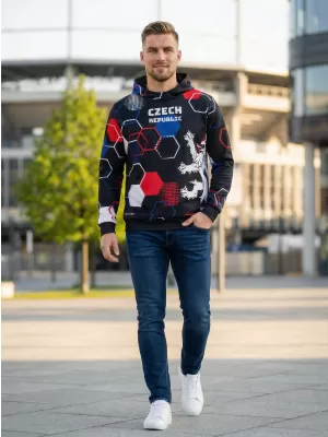 Pánská funkční mikina premium ALTISPORT VOJ/ALM036MI01 HEXA ČERNÁ