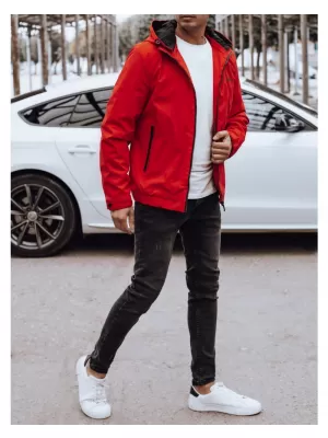 Pánská bunda DSTREET ČERVENÁ