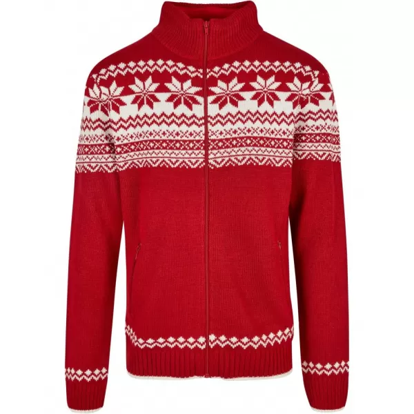  Pánská mikina BRANDIT CARDIGAN NORWEGER BD5030 RED 