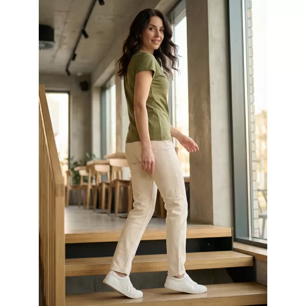  Dámské tričko ALTISPORT ALW187122 Khaki 