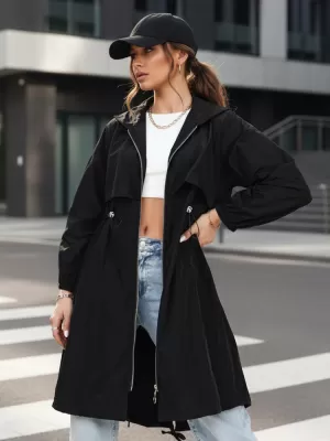 Dámský kabát DSTREET WOLINA ČERNÁ