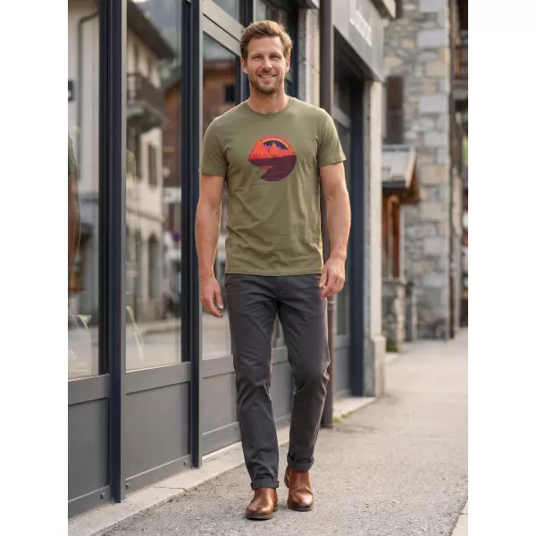  Pánské tričko ALTISPORT ALM186129 Khaki 