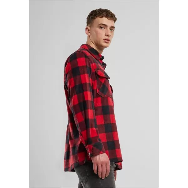  Pánská košile BRANDIT BD9720 RED/BLACK 