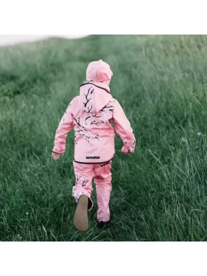 Dětská fleecová čepice WAMU SAKURY RŮŽOVÁ