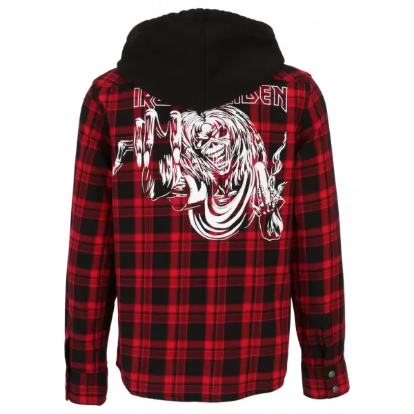  Pánská mikina BRANDIT IRON MAIDEN BD61048 DARK RED/BLACK 