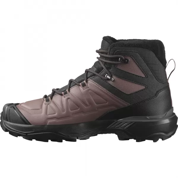 Dámské boty SALOMON X ULTRA SNOWPILOT WP W L47585800 BLACK/PEPPERCORN/COGNAC 