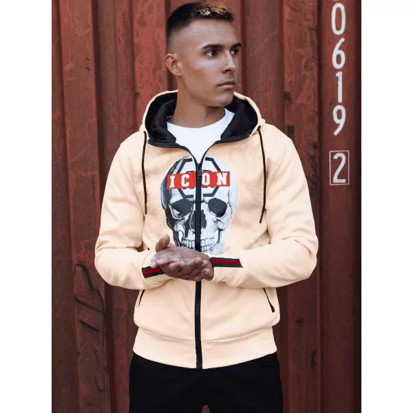  Pánská mikina DSTREET BÉŽOVÁ 