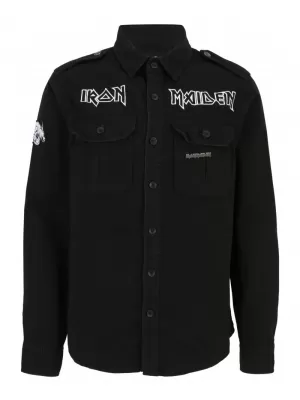Pánská košile BRANDIT IRON MAIDEN BD61044 BLACK