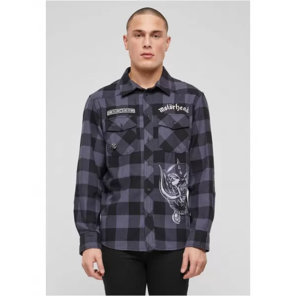  Pánská košile BRANDIT BD61005 BLACK/GREY 