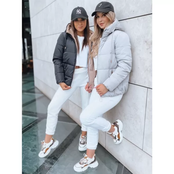  Dámská bunda DSTREET VICTORIA SNUG TMAVĚ ŠEDÁ 