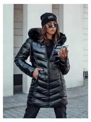 Dámská bunda DSTREET CRYSTAL ČERNÁ