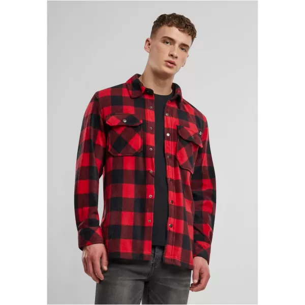  Pánská košile BRANDIT BD9720 RED/BLACK 