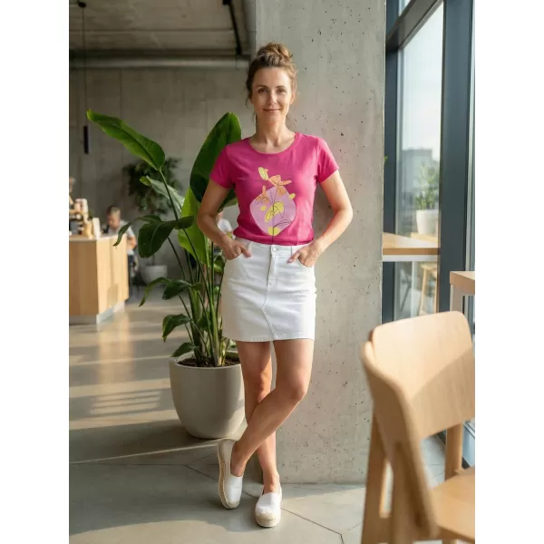  Dámské tričko ALTISPORT ALW187122 Fuchsia red 