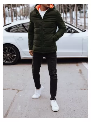 Pánská zimní bunda DSTREET ZELENÁ