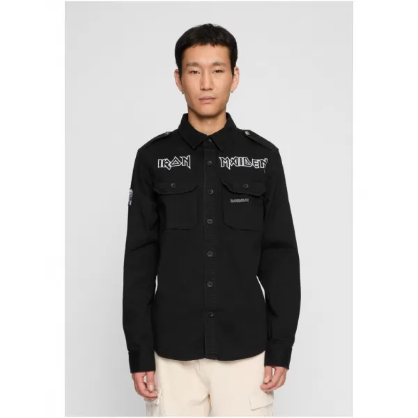  Pánská košile BRANDIT IRON MAIDEN BD61044 BLACK 