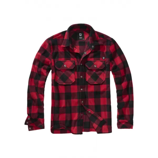 Pánská košile BRANDIT BD9720 RED/BLACK 