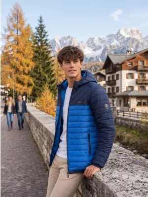 Pánská bunda ALTISPORT DANIELS TMAVĚ MODRÁ
