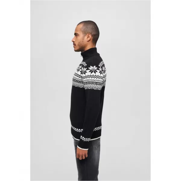  Pánská mikina BRANDIT TROYER NORWEGER BD5029 BLACK 