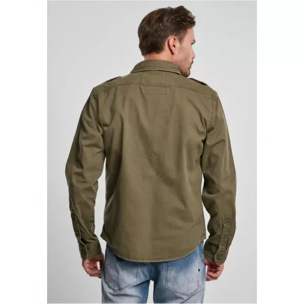  Pánská košile BRANDIT VINTAGE BD9373 OLIVE 