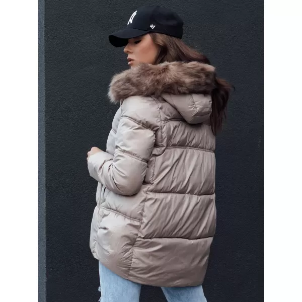  Dámská bunda DSTREET STELLAR BÉŽOVÁ 