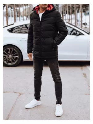 Pánská zimní bunda DSTREET ČERNÁ