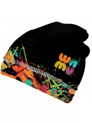 Dětská fleecová čepice WAMU GAME ON ČERNÁ