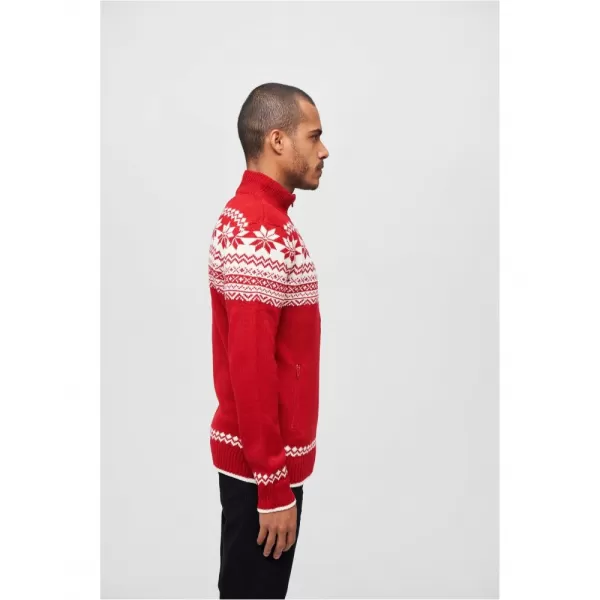 Pánská mikina BRANDIT CARDIGAN NORWEGER BD5030 RED 