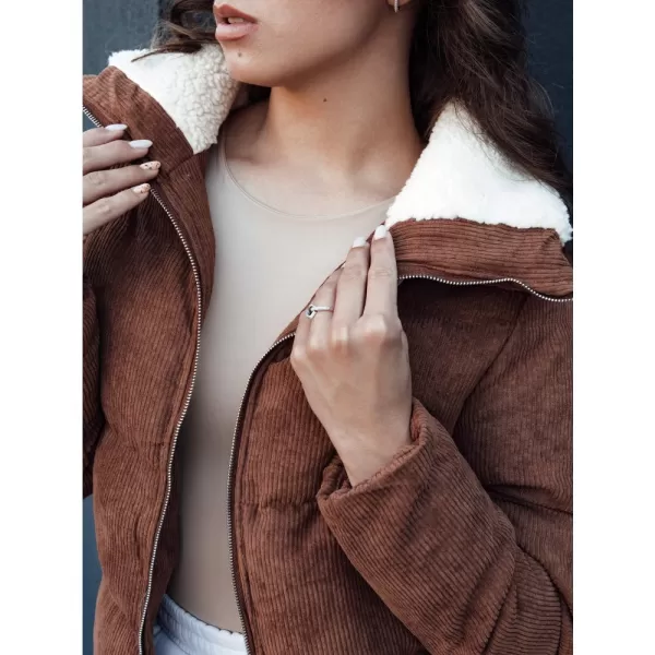  Dámská zimní bunda DSTREET TRENDYGLAM KARAMELOVÁ 