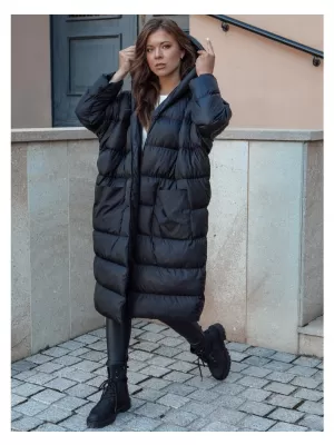 Dámský kabát DSTREET ANNIKA ČERNÁ