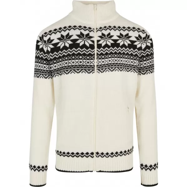  Pánská mikina BRANDIT CARDIGAN NORWEGER BD5030 WHITE 