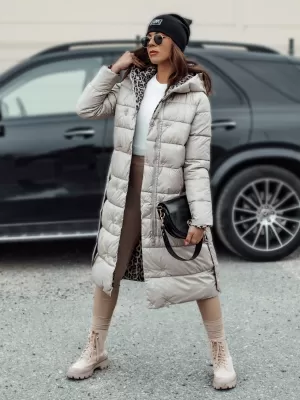 Dámský kabát DSTREET BÉŽOVÁ