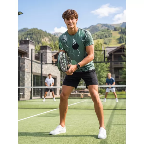  Pánské funkční tričko premium ALTISPORT VOJ/ALM037TR01 KHAKI/MILITARY 